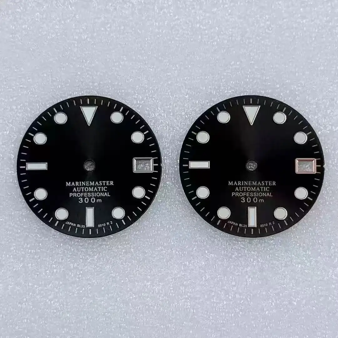 

Циферблат Sunburst 28,5 мм NH35, зеленый с люминесцентным покрытием, оригинальные механические часы, циферблат S, с указателем даты, подходит для модификации Seiko.