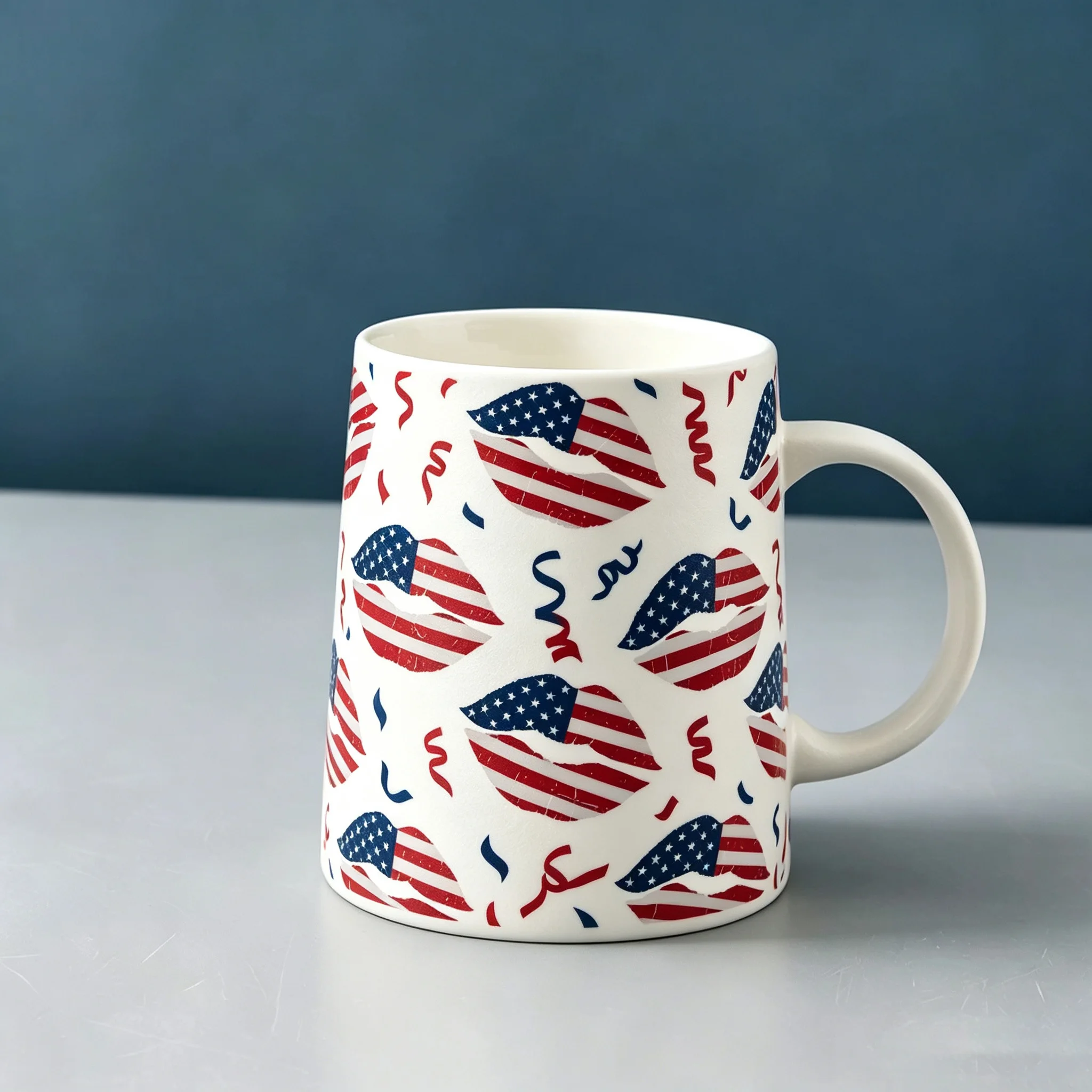 American Patriotic Star Stripe UV DTF Cup Wraps For 16oz Glass Cups DIY Waterproof Rub On Transfer Stickers