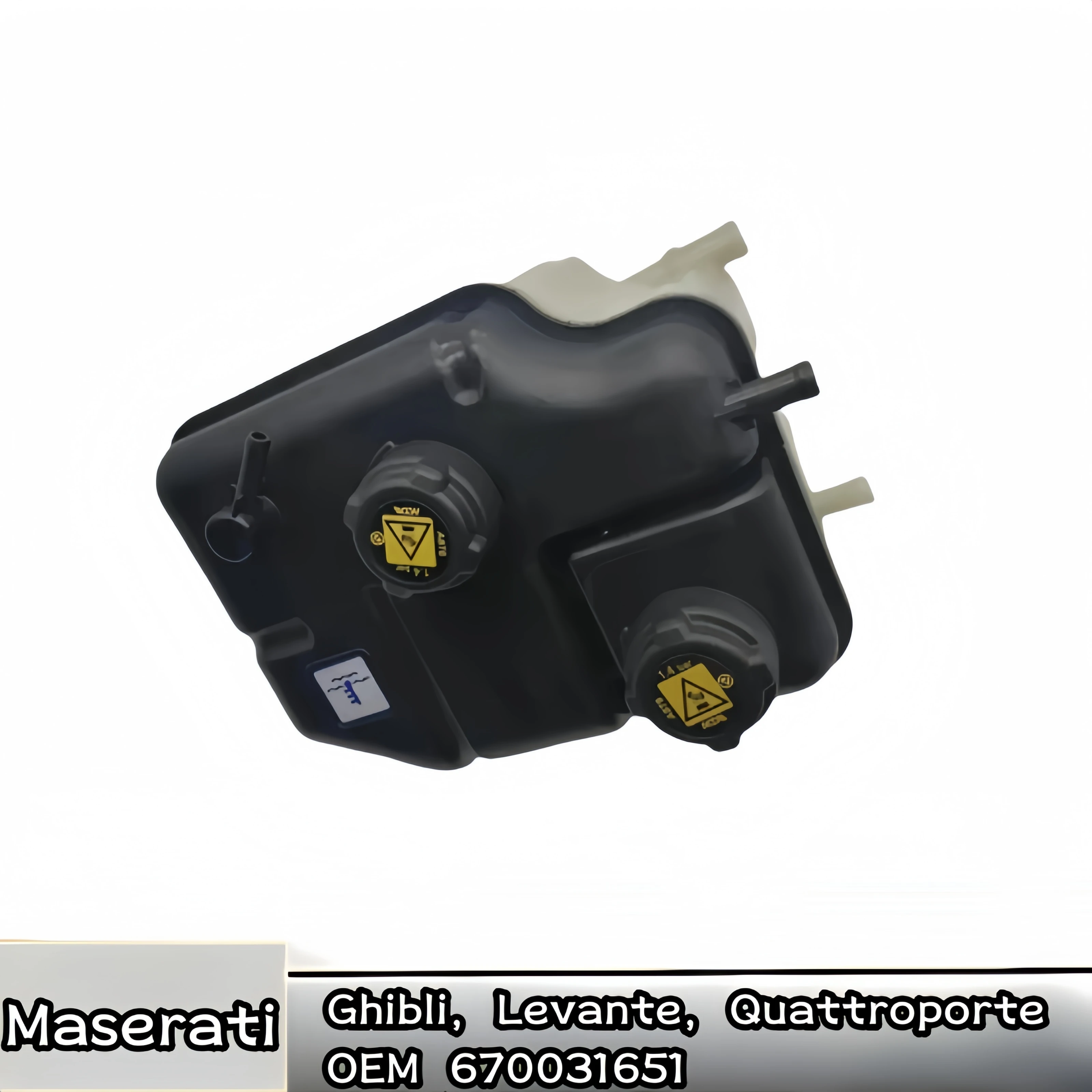 Expansion Tank Assembly for Maserati Ghibli, Levante, Quattroporte OEM 670031651