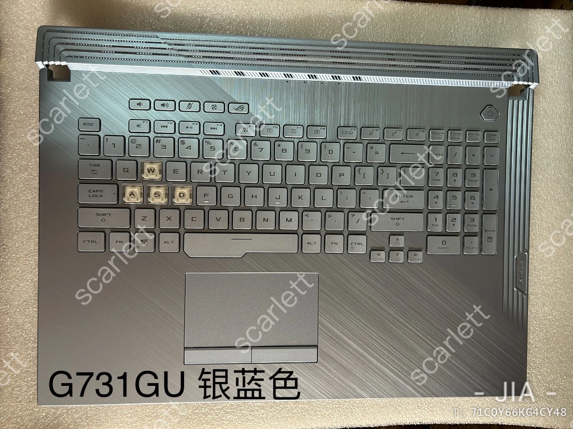 

New/org For ASUS PLUS 3 ROG G731 G731G GU S7D Palmrest US Laptop keyboard upper cover Touchpad