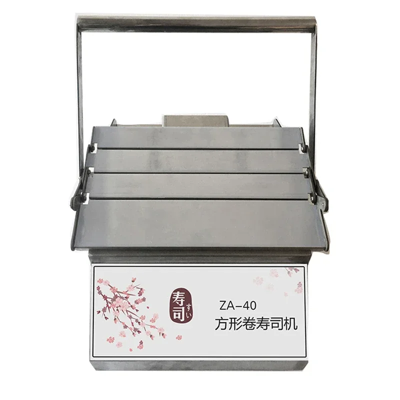 Automatic Stainless Steel Round Square Rice Roll Roller Making Machine Desktop Nigiri Sushi Making Robot Machine