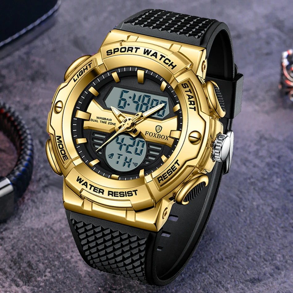 

LIGE 2023 Top Brand Luxury Men's Watches 5ATM Waterproof Sport Military Wristwatch Quartz Watch For Men Clock Relogio Masculino