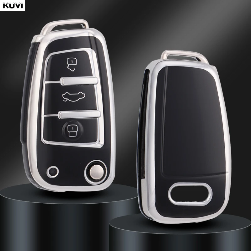 

Чехол-книжка в стиле ТПУ для Audi A1 A3 8P 8L A4 A5 B6 B7 A6 A7 C5 C6 4F Q3 Q5 Q7 Q8 TT S3 S4 S6 RS Аксессуары