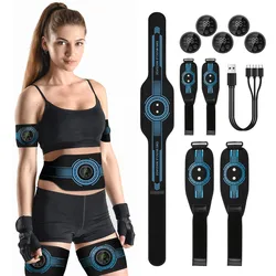 EMS Muscle Stimulator Abdominal Toning Belt Abs Muscle Toner Home Gym Fitness Training Body Slim Belly Waist Arm Leg Lose Weight