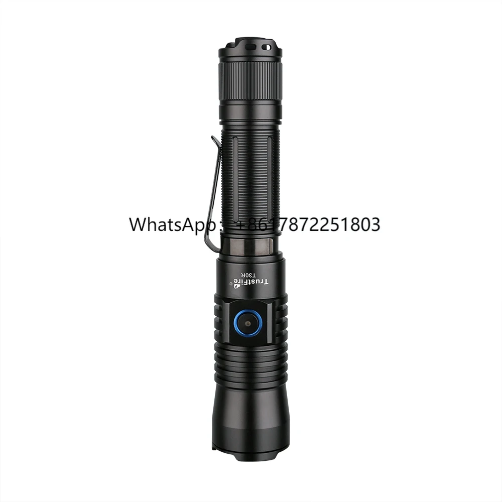 

TrustFire Super Bright LEP Flashlight T30R White Emergency Waterproof Rechargeable LED Tactical Torch Light Flashlights