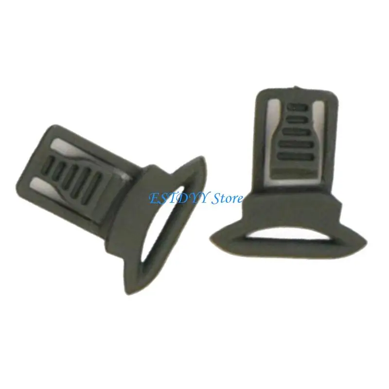 G6DE 1 Pair Tacticals Helmets Goggles Swivels Clip Plastic Goggles Buckles Helmets Accessories for Helmets Side