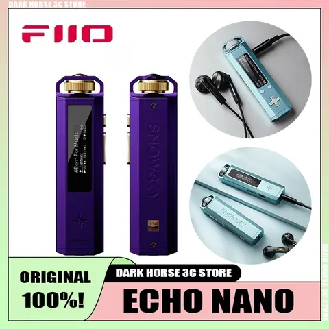 Genuine FiiO SNOWSKY ECHO NANO Mini Portable Music Player HiFi Lossless Mg-Al Alloy OLED Screen Walkman with Support DAC DSD MP3