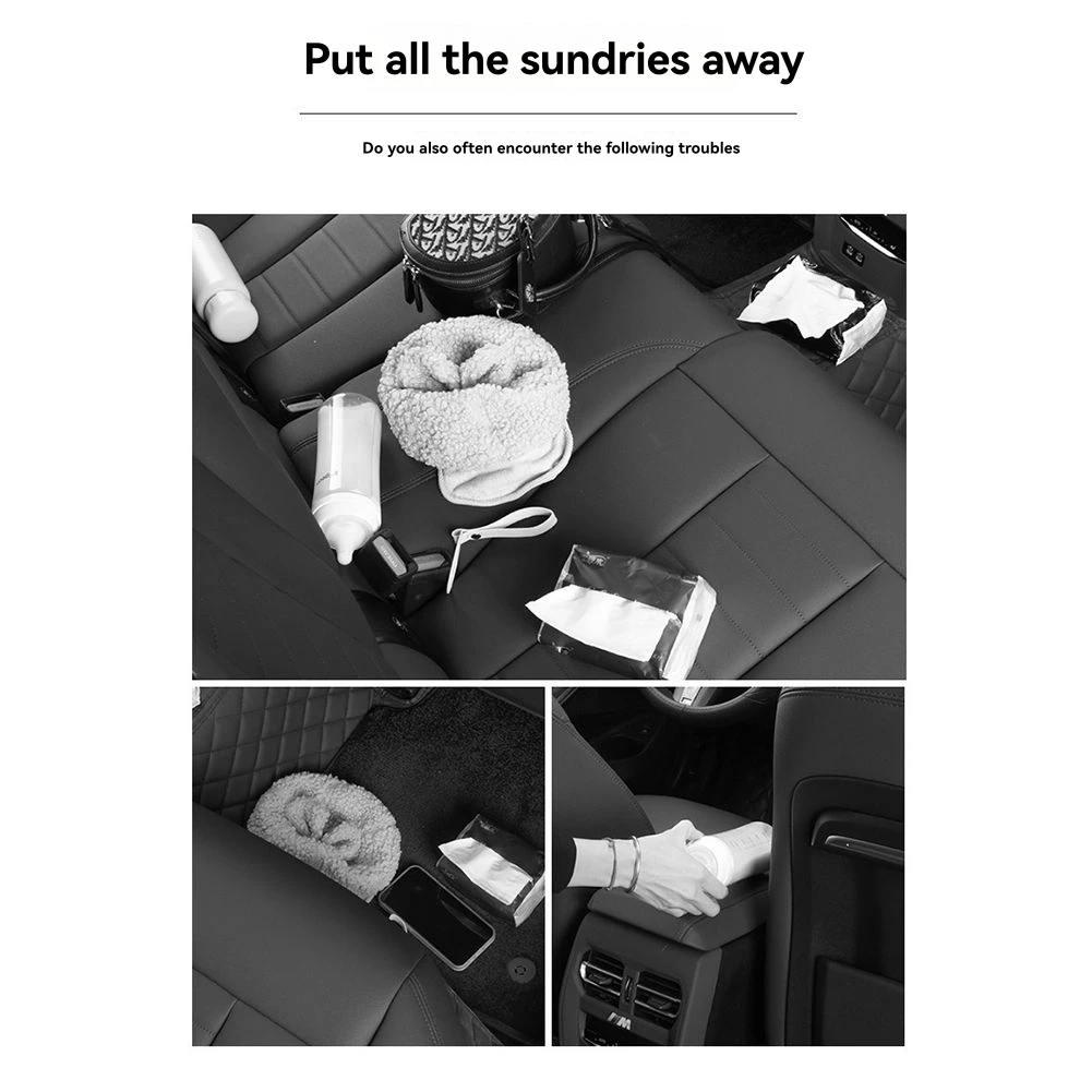 

Car Universal Seat Back Storage Rack Multifunctional Cup Holder High-Capacity Box Car Interior Accessories
