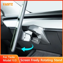 Screen Swivel Mount for Tesla Model Y 2019-2025 Model 3 2017-2023 Model 3 2024 2025 Four Directions Screen Rotating Bracket