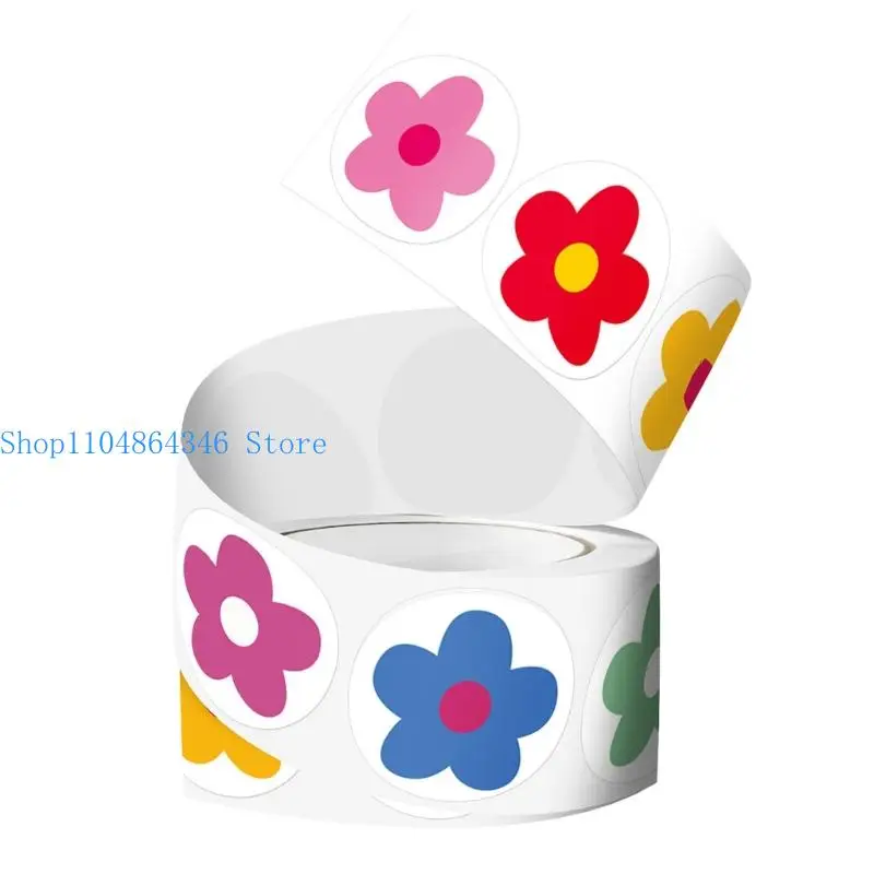 5asd 500Pcs Flower Sticker Kids Motivational Sticker For Journal Scrapbooking Package