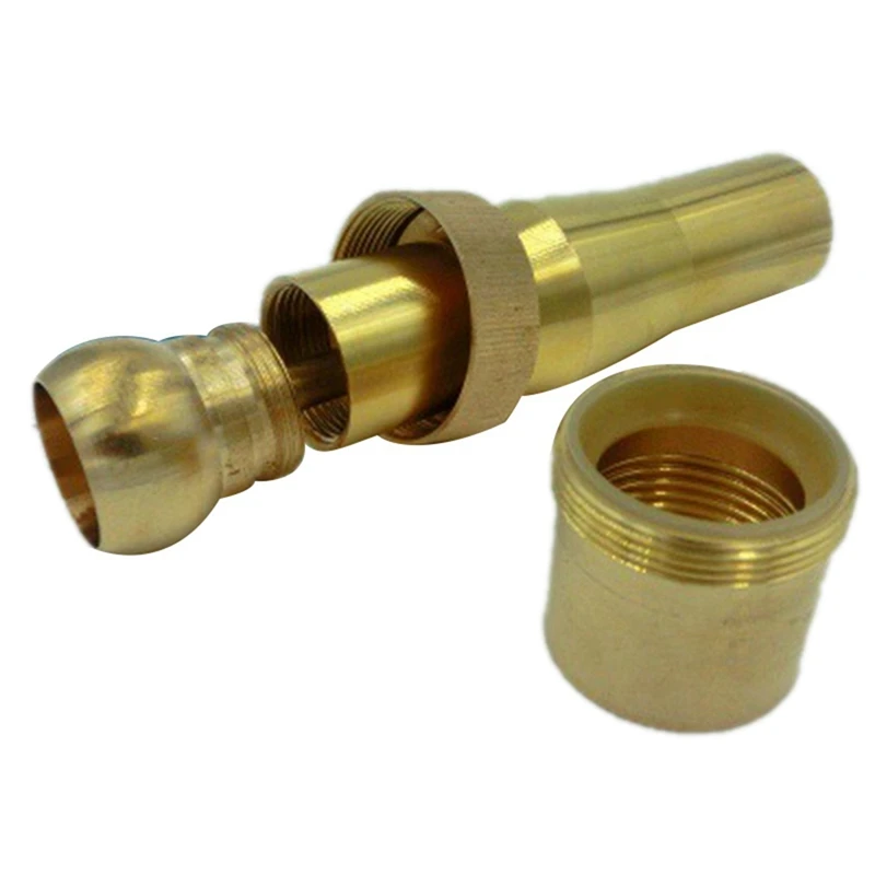 

5X 3/4 Inch Brass Foam Jet Fountain Nozzles Garden Landscape Fountain Adjustable Nozzle Garden Pond Fountain Equipment