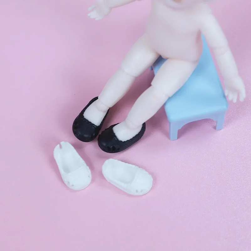 New 4 Pairs High Quality Shoes for 16cm BJD Dolls Stand Other Accessories General-Purpose 1/8 Doll Body PVC