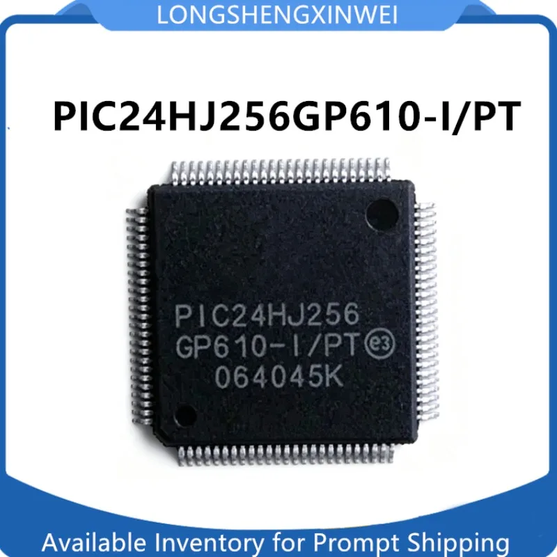 1PCS New PIC24HJ256GP610-I/PT Original TQFP100 Microcontroller Chip in Stock