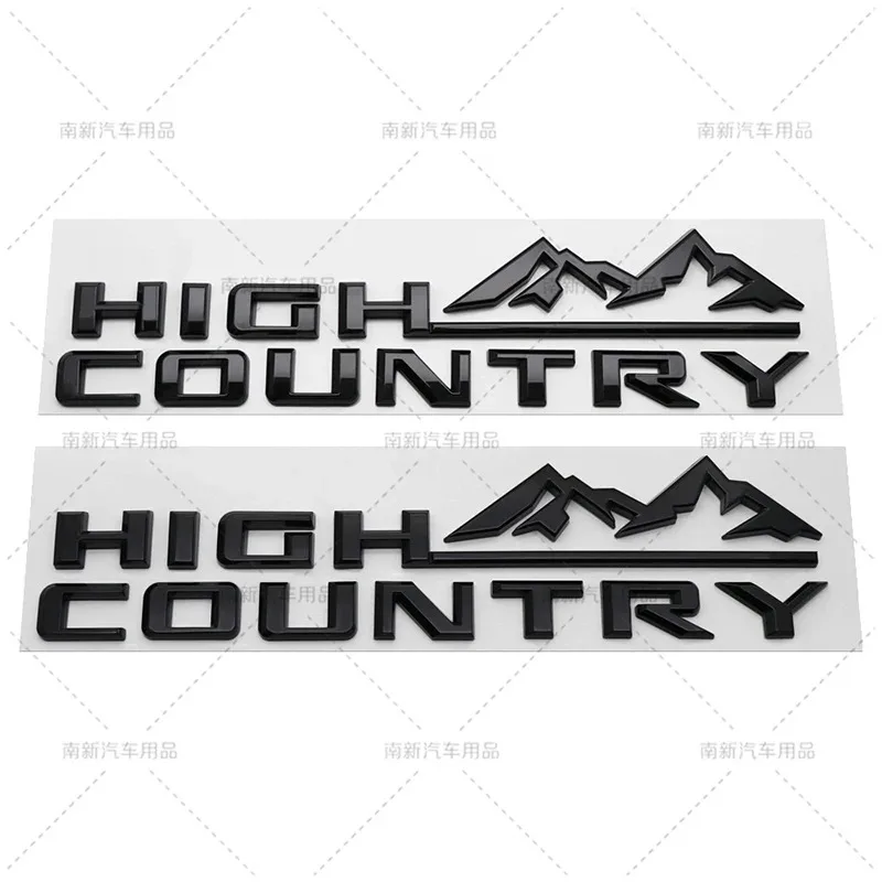 Insignia 3D ABS de alto país, emblema del maletero trasero del coche, pegatina para Silverado Corvette C8 coupé Silverado Malibu Camaro, accesorios para automóviles