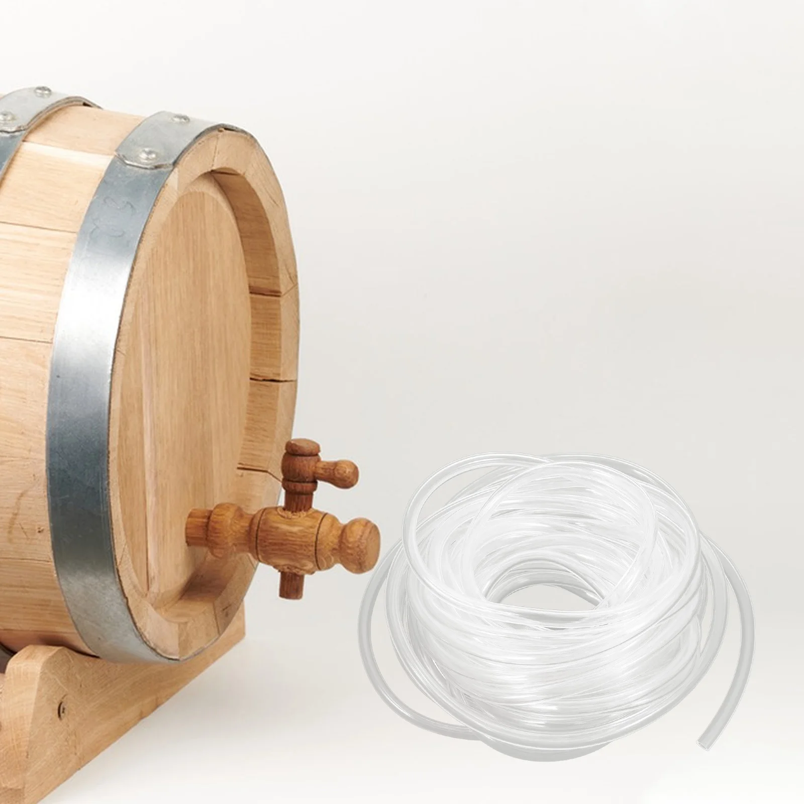 

8-метровый шланг для пивоварения, гибкая прозрачная трубка, диспенсер для разливного пива, замена CO2, высокопрочная трубка для домашнего пивоварения