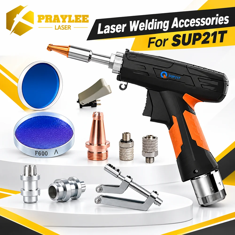 SUP21T Laser Welding Accessories 18x2 Protective Lens AS-12 Laser Nozzle Focusing Lens Micro Twist Fitting For SUP21T Welding