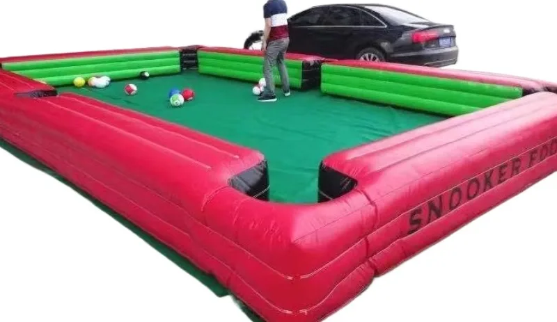 interactive inflatable sports game football football inflatable snooker inflatable pool table