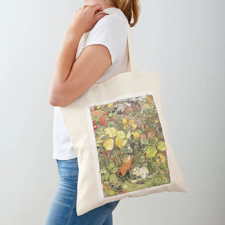 

Blackberry picking Tote Bag canvas tote bags eco bag folding Gift bags supermarket folding bag