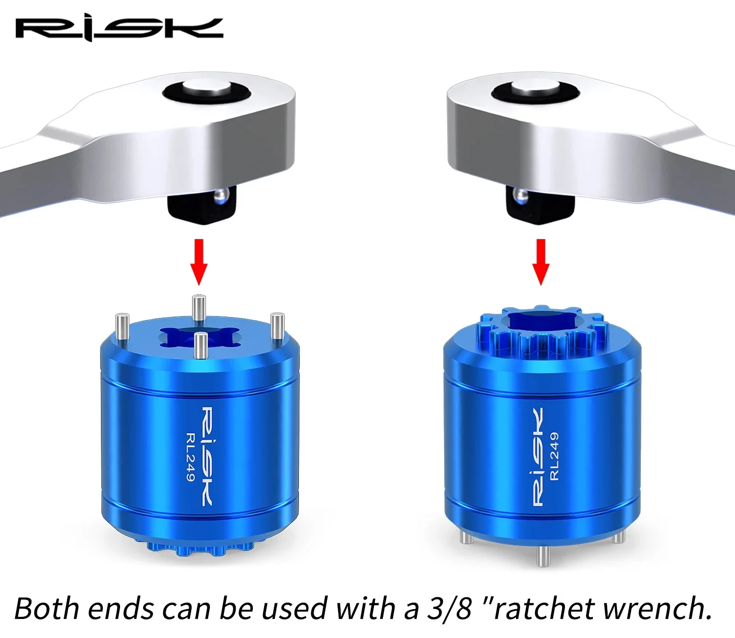 RISIKO Fahrrad 2-in-1 Kurbel Abdeckung Entfernung Werkzeug Fahrrad Kurbelgarnitur Kappe Entferner Extractor Installation Werkzeuge Für DUB 11T XTR M9100 – Detail 6
