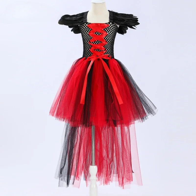 فساتين شبكية للأطفال أزياء عرض مسرحي للمهرجانات ملابس حفلات كلاسيكية للأطفال فستان بناتي منفوش ملابس تنكرية فساتين غير رسمية #6