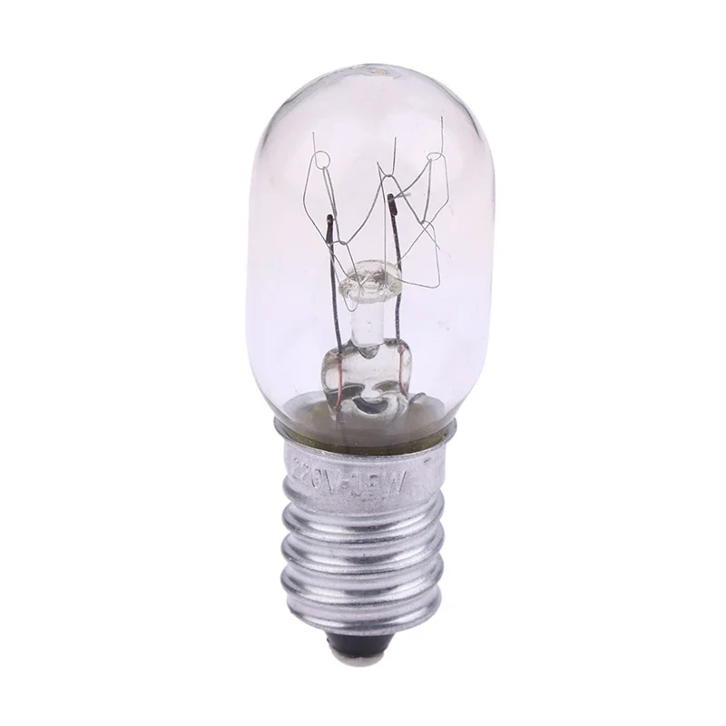 2Pcs/lot E14 Bulbs 15W High Temperature Resistant Refrigerator Bulb Microwave Oven Replacement Light Toaster/Steam Bulb Light