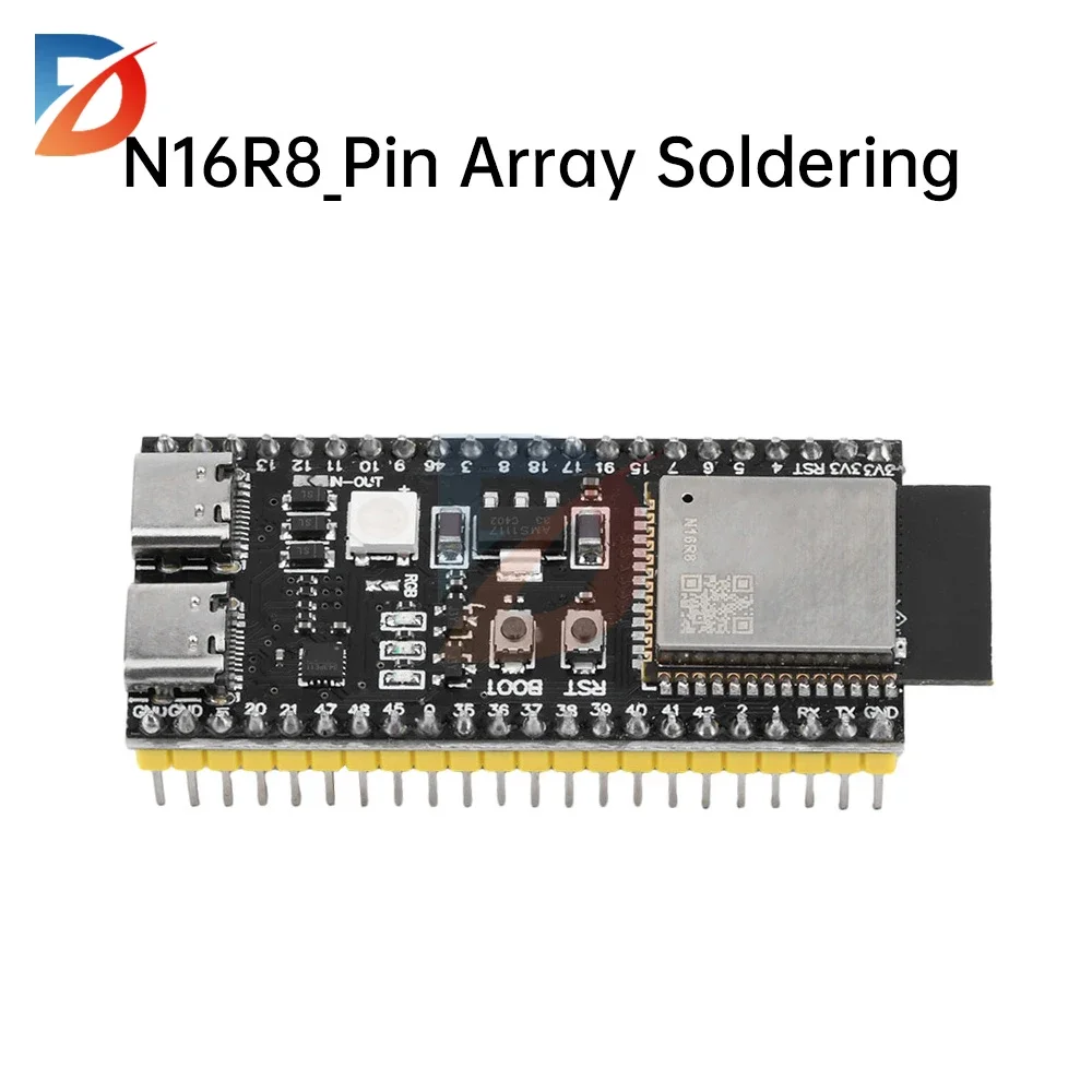Onboard ESP32-S3-N16R8/N8R2 Module Development Board ESP32-S3-DevKitC-1 Development Board Core Board with Antenna Base
