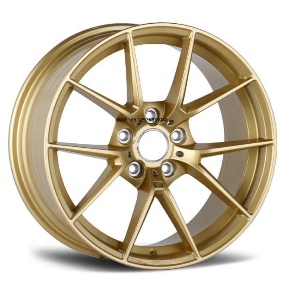 

Gold Forged Car Rim 5x120 20\" Alloy Wheels for E90 E46 E60 F10 G20 G30 M4 CS F82 M3 F80 25mm ET PCD 98mm