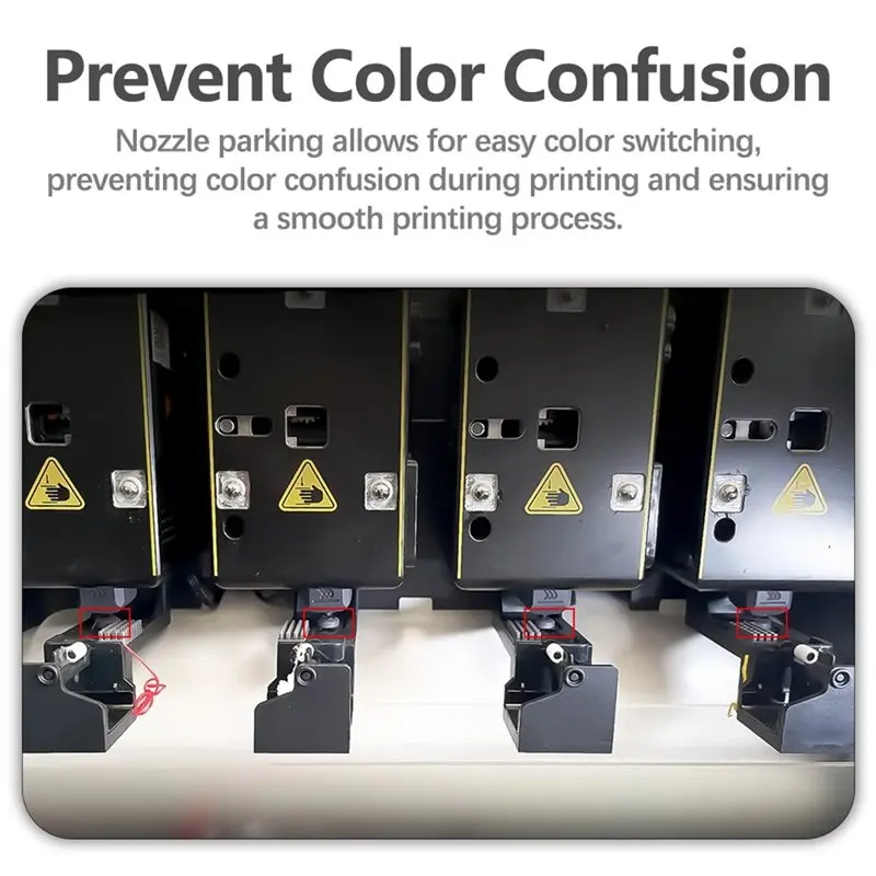 A13E-For Snapmaker U1 Nozzle Parking Prevent 12Pcs Color Confusion Silicone Accessories For Snapmaker U1