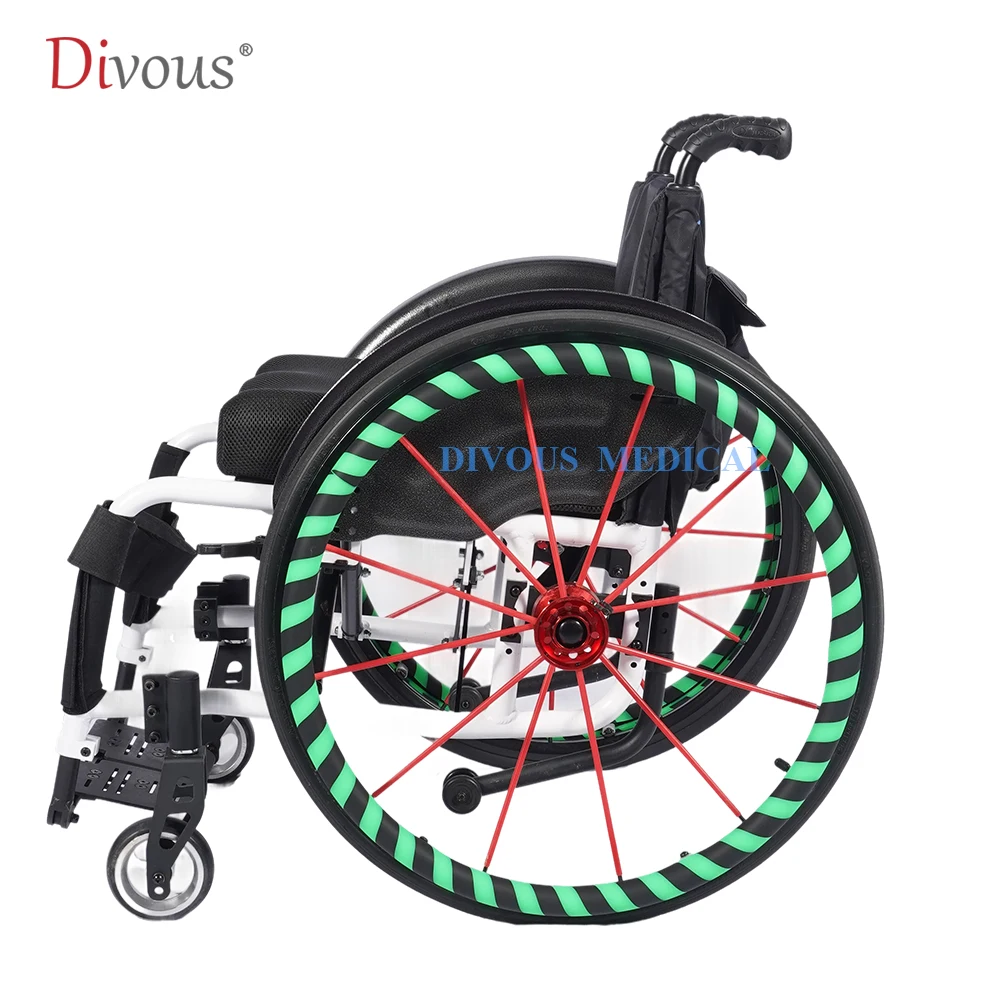 (pair )24-inch hand push ring for sports and manual wheelchairs multi-color silicone waterprooftive hand-pushed rings