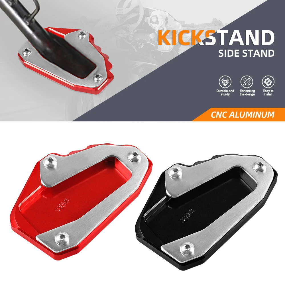 

For Ducati Scrambler Cafe Racer Desert Sled Icon Dark Scrambler 1100 Sport Pro Kickstand Foot Extension Side Stand Enlarger Pad