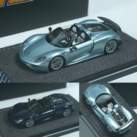 [In Stock] Halo 1:64 918 Open-top Simulation Resin Car Model, Boys' Holiday Gift Toy, Collection Decoration Item.