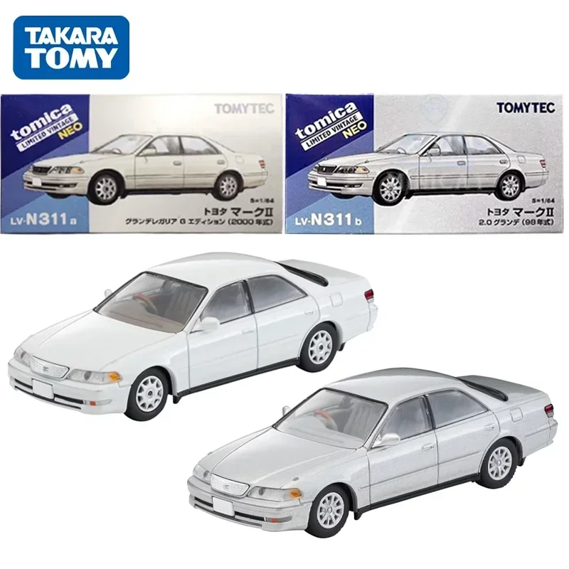 TAKARA TOMY TOMYTEC Tomica 1/64 TLV-N311a（white）TLV-N311b（silvery）Toyota MARK II Alloy Toys Motor Diecast Metal Model Gifts