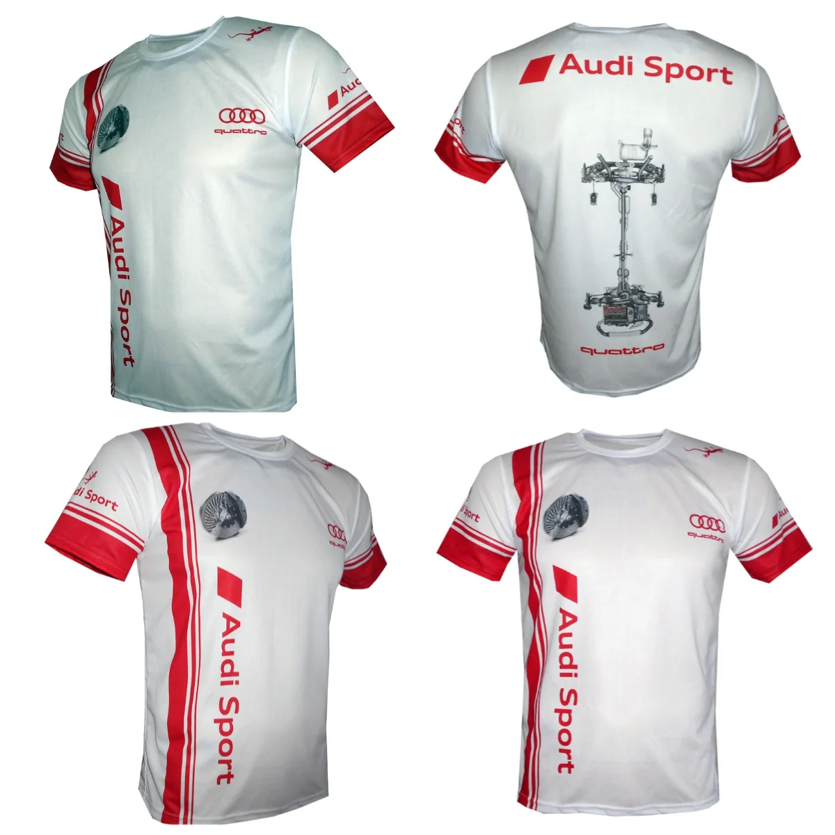 

Лето 2022, новая быстросохнущая футболка Audi, костюм для гонок на мотоциклах, мужской дышащий повседневный костюм с короткими рукавами, свободный, удобный, модный
