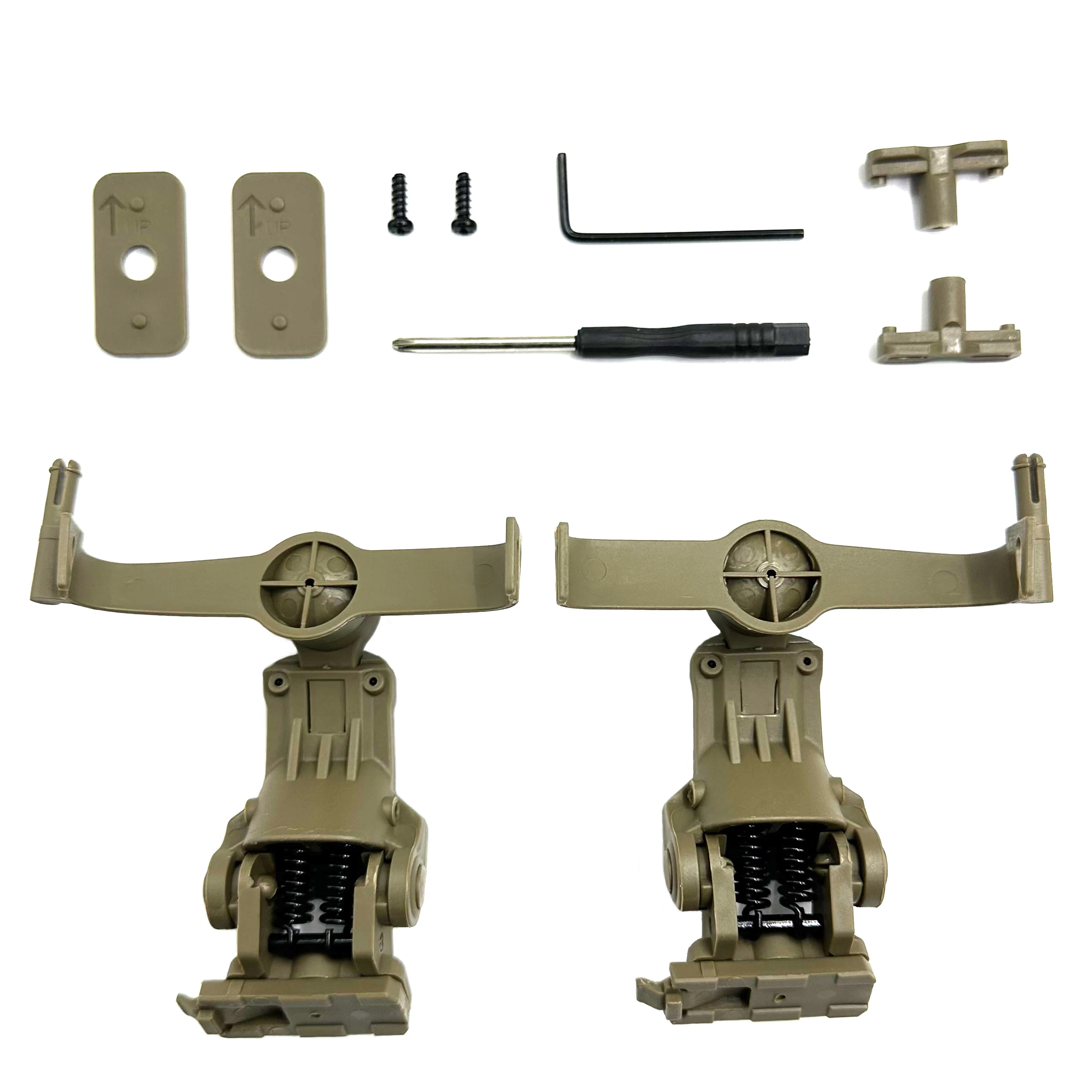 Tactical Headphone Stand ARC Helmet Headphone  OPS CORE ARC/Wendy  Rail Adapter Helmet Mount Base Tactical Accessory