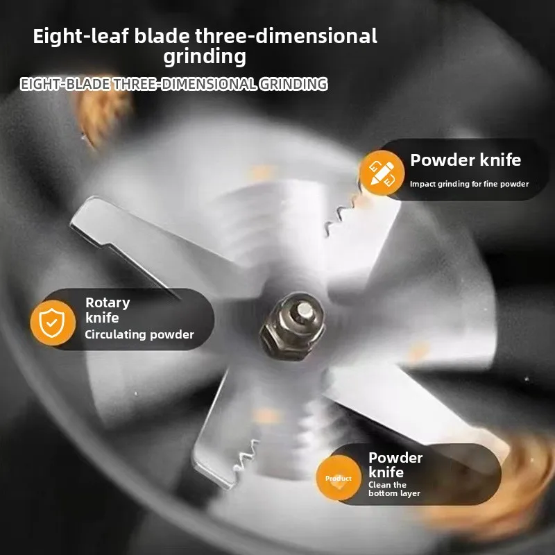 مطحنة حبوب متعددة الوظائف، مطحنة حبوب منزلية صغيرة، آلة مسحوق كهربائية، مطحنة قهوة محمولة