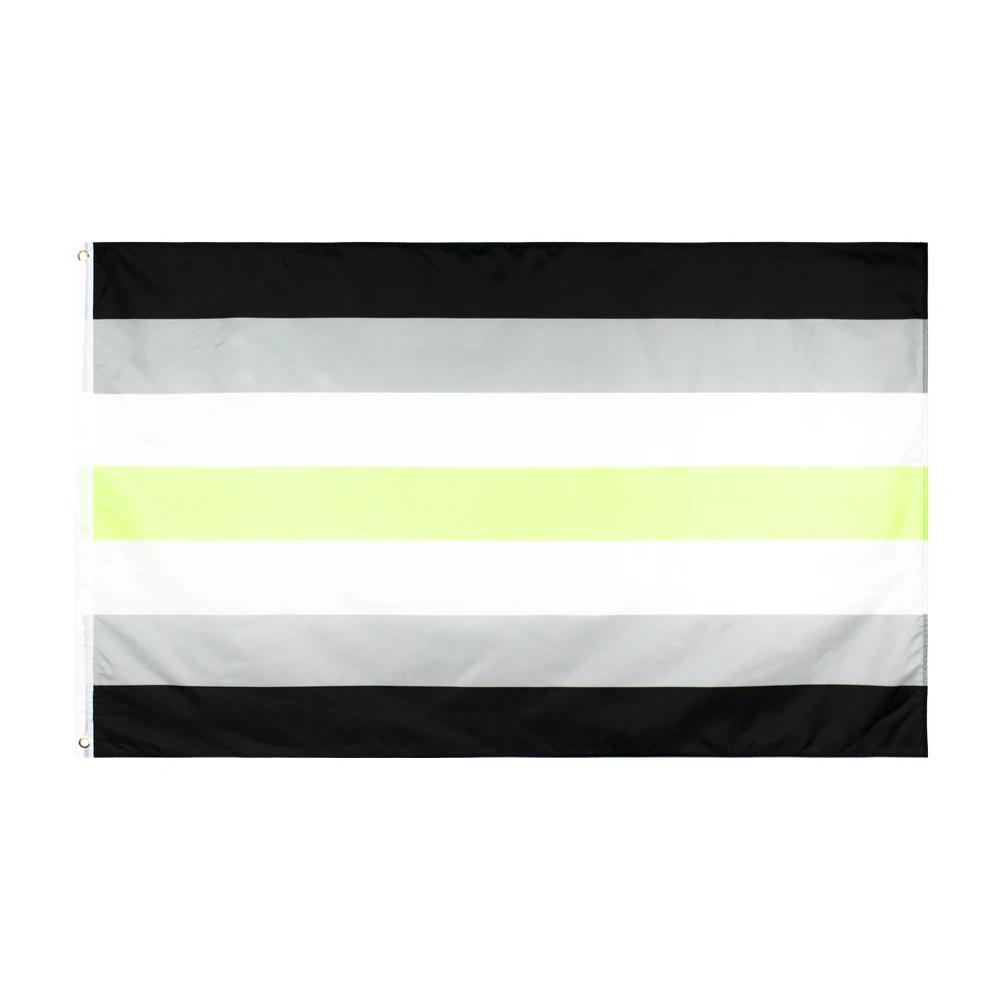 Xiangying 90x150cm 90x150cm Genderqueer Pride GQ Gender Identity Agender Flag