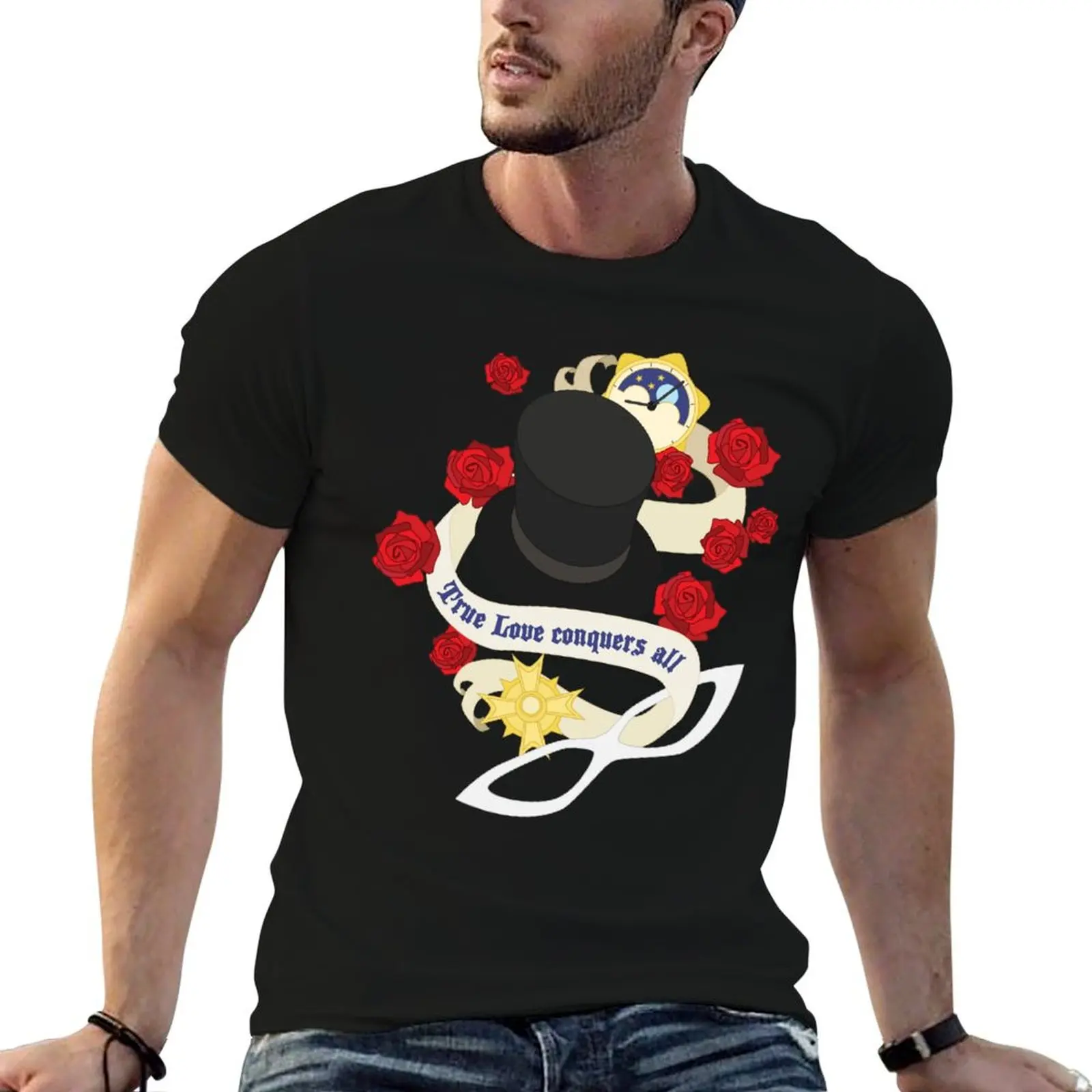 Tuxedo Kamen Banner T-Shirt boys animal print plus sizes Aesthetic clothing compression shirt men