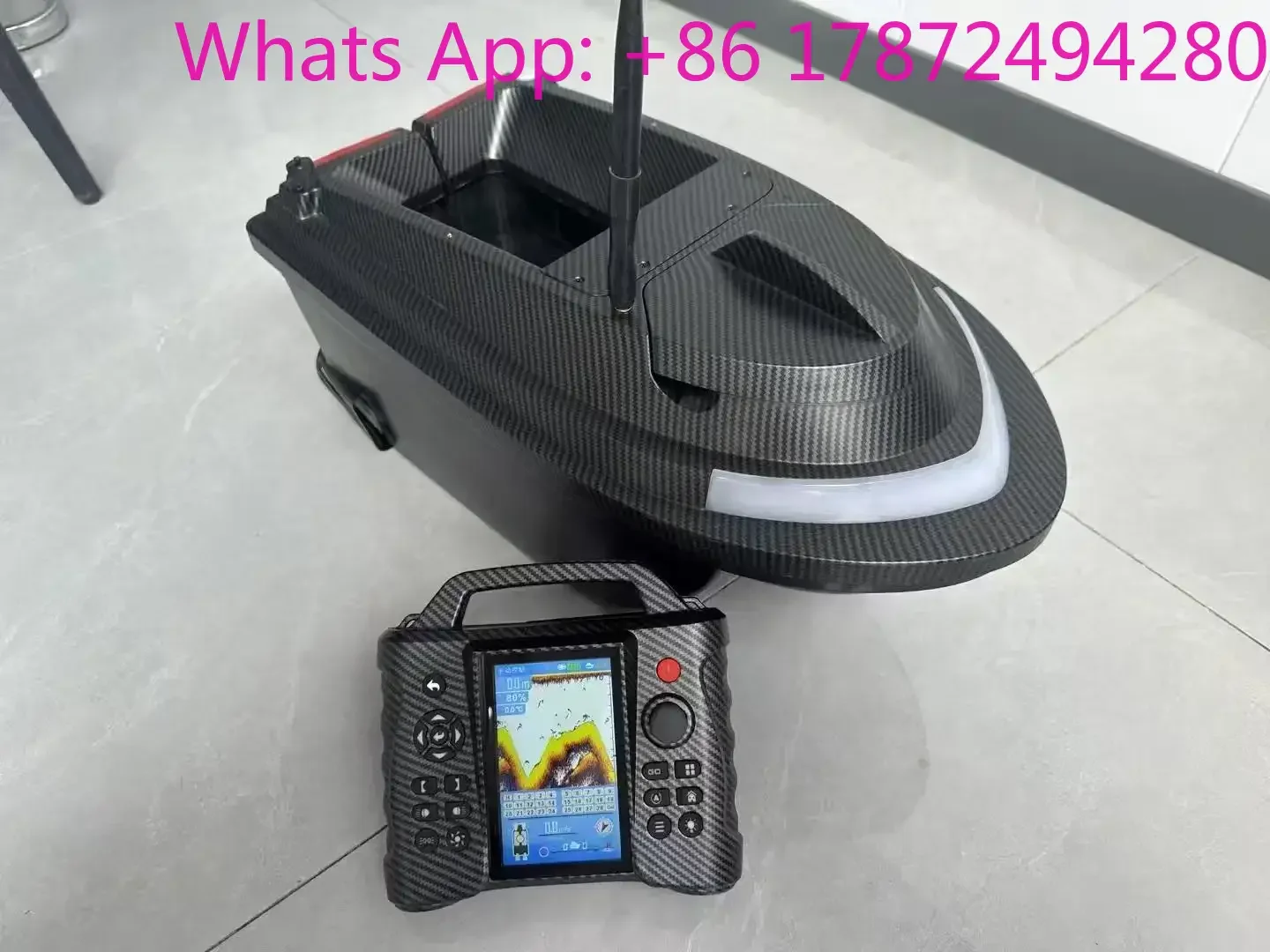 new Bait Boat XT550 GPS and Sonar Precise Positioning Intelligent Long Range Nesting Boat HD Screen IPX5 Waterproof Bait Feeding