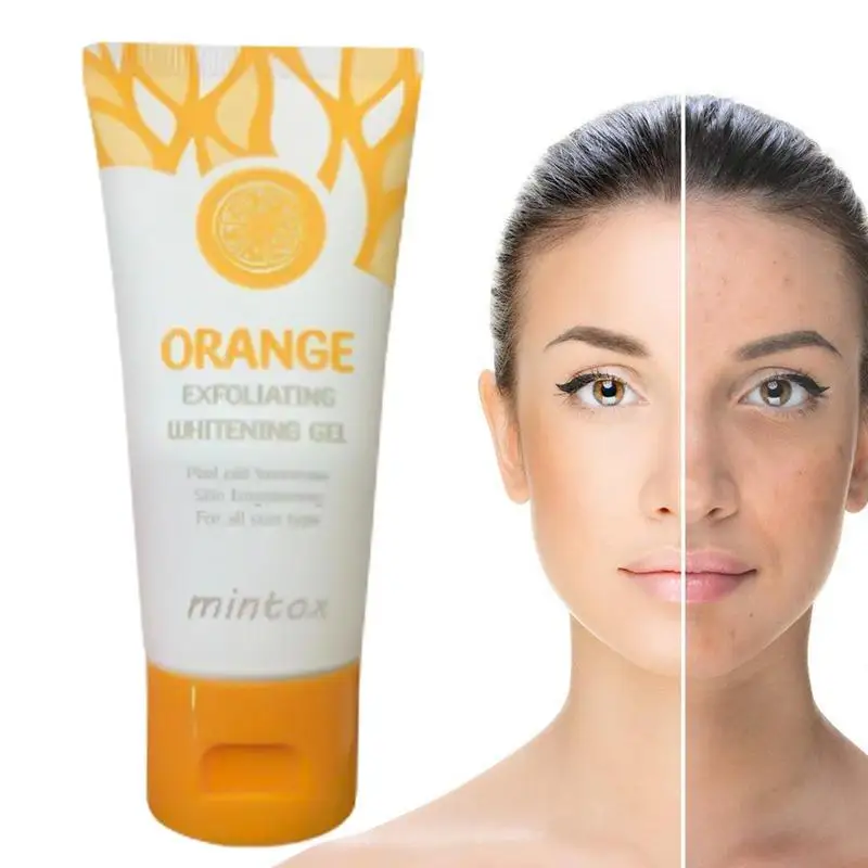 

Orange Exfoliating Gel Dead Spot Remover Brighten Peeling Gentle Repair Scrub Whiten Hydrating Moisturizer Dead Skin Remover