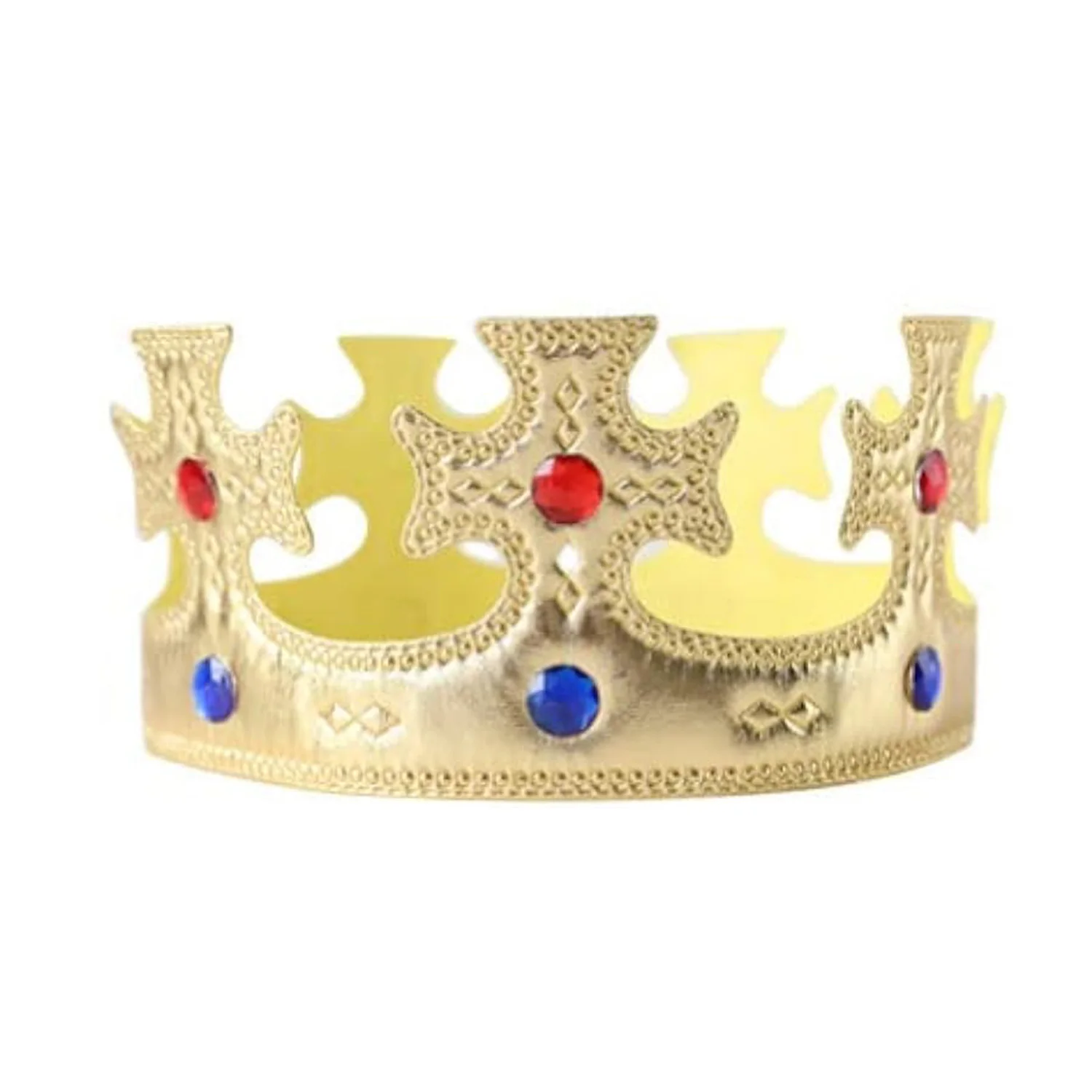 Gouden Verjaardag Kroon Hoeden Koning Koningin Prinses Verjaardagsfeestje Bruiloft