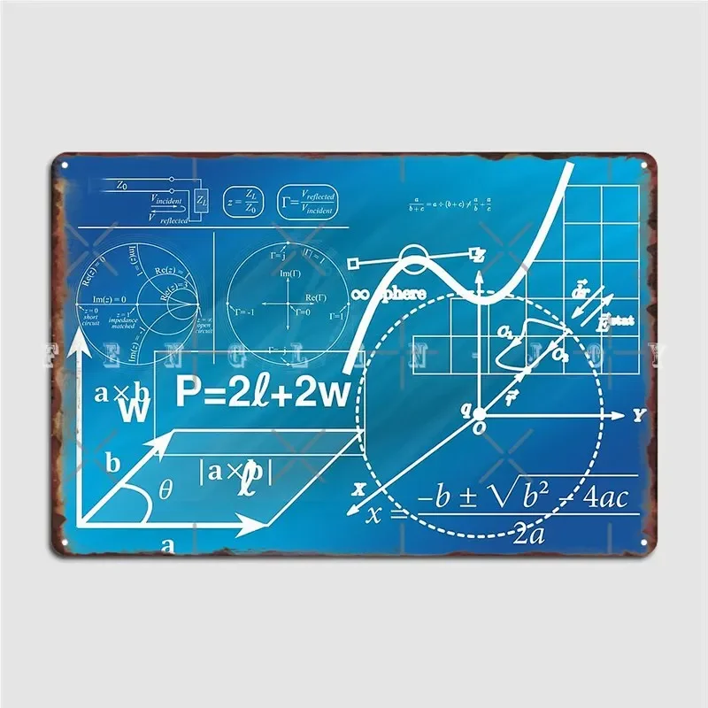 Geometry Help Metal Sign pub Garage create pub Plaques Tin sign Posters