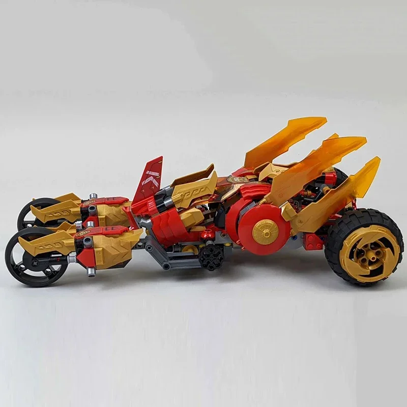 Animated Film Movie Kai\'s Golden Dragon Assault Vehicle Building Blocks 71773 Racing Car Assemble Bricks Toys Gift For Kid Adult