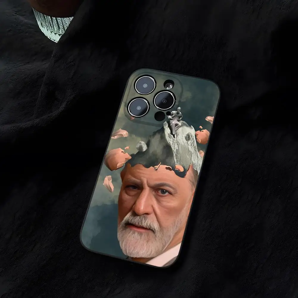 Sigmund Psychoanalysis Freud Phone Case Funda for iphone 14 13 15 11 16ProMax 12 Pro Max Mini Xr Xs X 7 8 Plus Covers