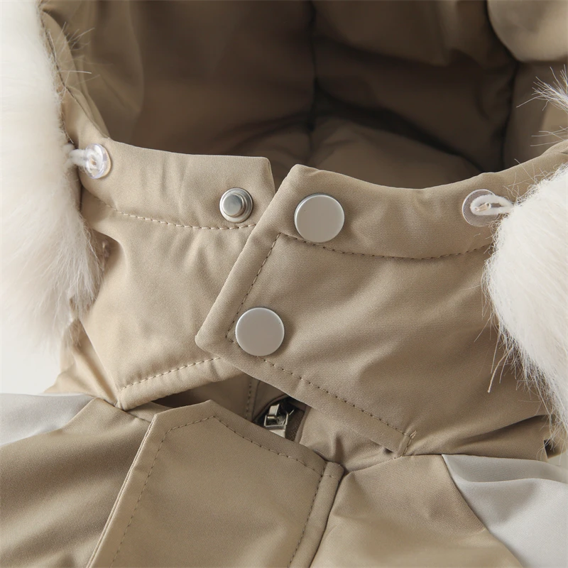 Baby Winter Overall Warme Baby Ski Anzug Neue Mode Kinder Kleidung Set Wasserdichte Kinder Mädchen Schneeanzug Verdicken Jungen Overalls – Detail 10