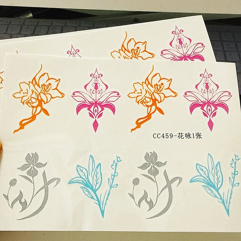 المسلسل التلفزيوني الرغبة إليوت كيبوكا تأثيري الوشم اللون الطوطم زهرة مقاوم للماء ملصقات الوشم وهمية هالوين حفلة تنكرية الدعامة #2