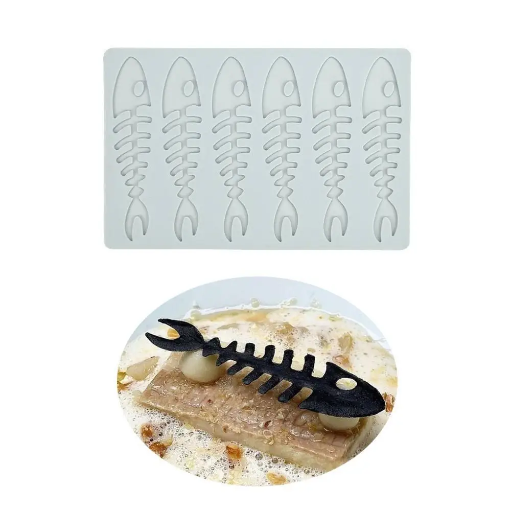 New Bee Branch Garland Fish Bone Fondant Lace Mat Cake Silicne Mold Baking Accessories Printing Mold Cake Decorating Tools