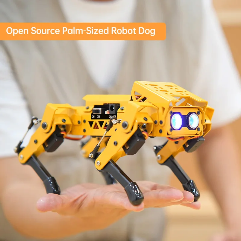 MechDog Hiwonder Open Source AI Robot Dog with ESP32 Controller, High-Speed Coreless Servos Support Scratch, Arduino, and Python