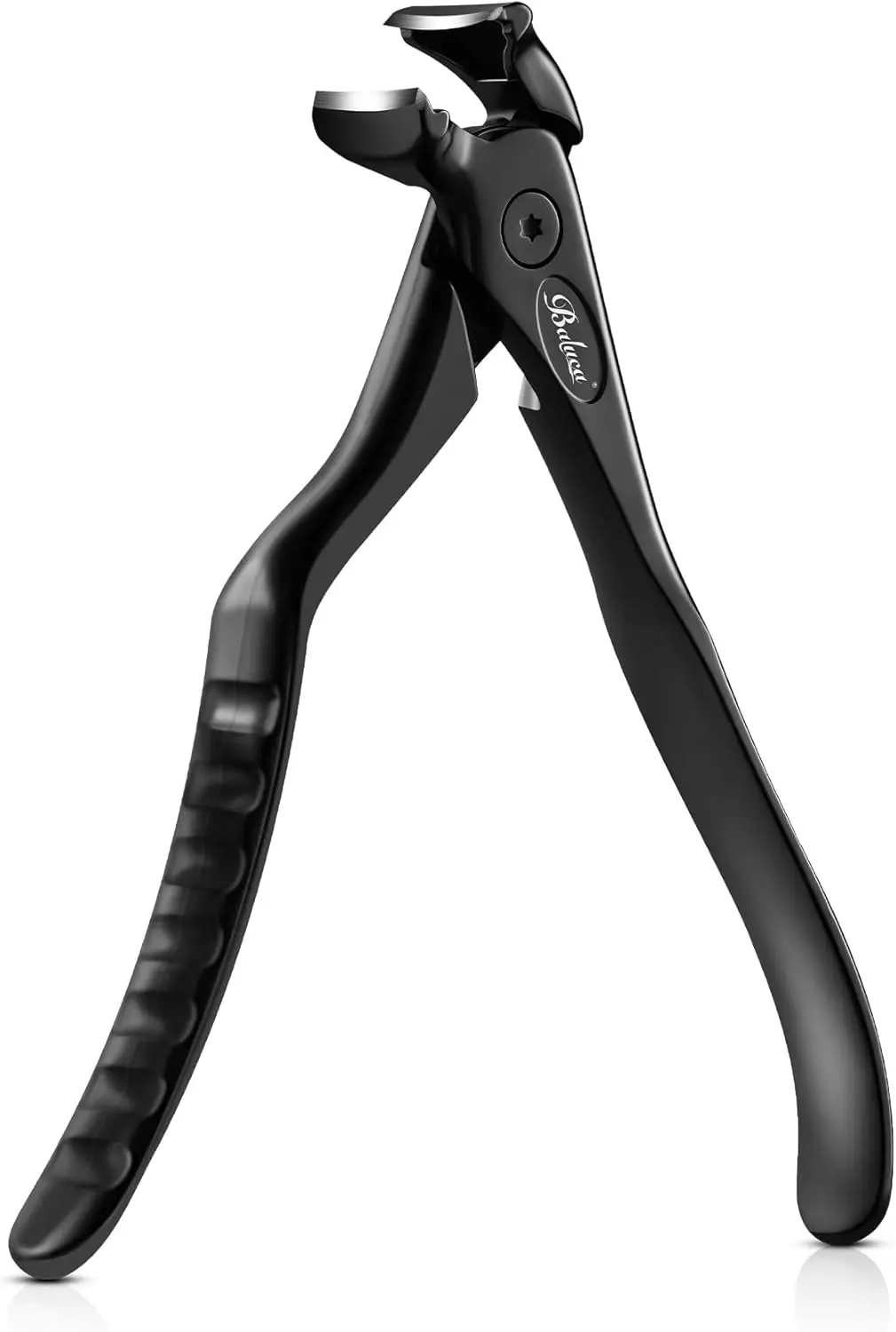 

Ergonomic Nail Clipper for Seniors - Long Handle with Catcher for Thick Toenails and Fingernails, Black