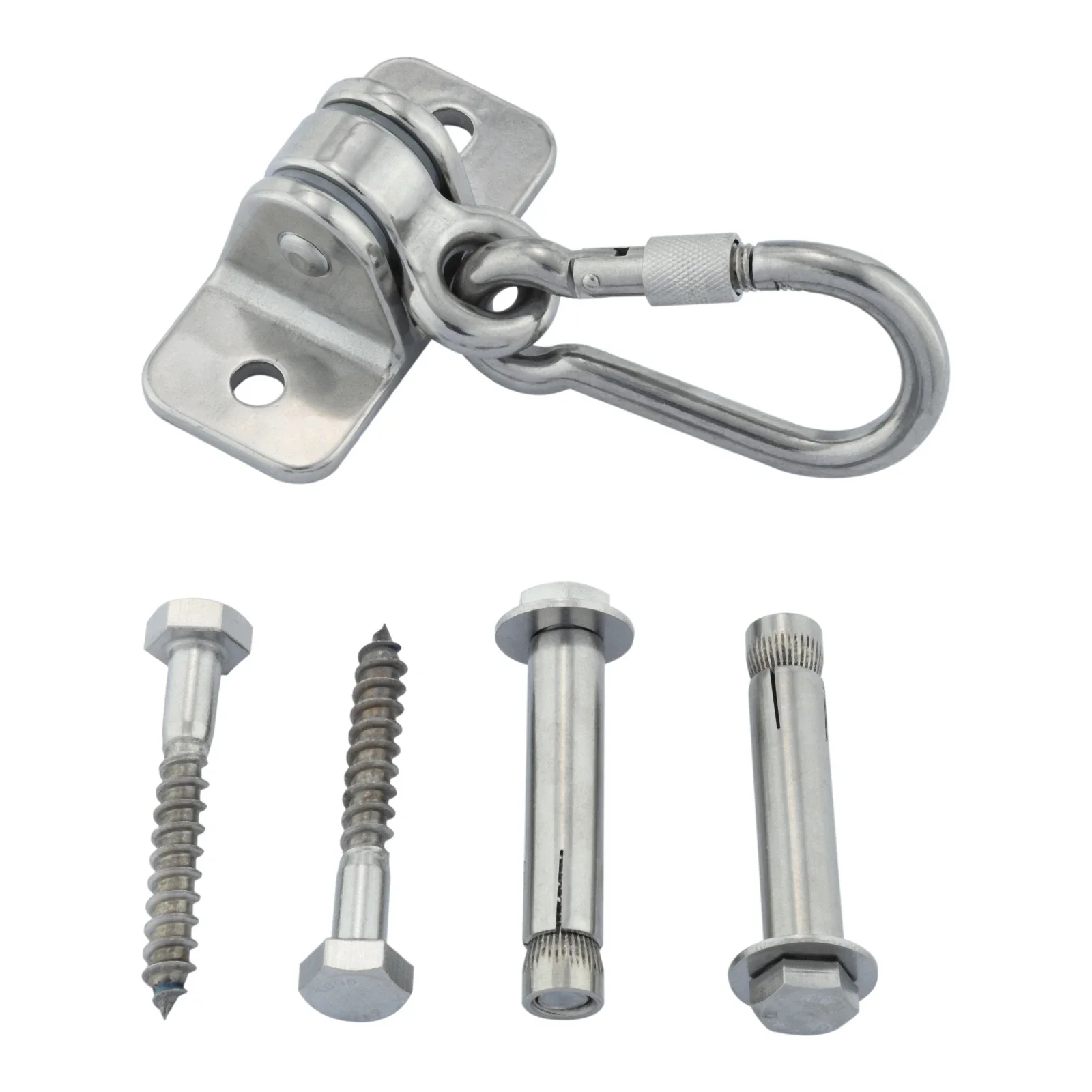 Heavy Duty Ceiling Hanger 850kg/650kg Capacity Stainless Steel Swing Hook Sandbag Various Screw Nut Buckle Hammock Mount Kit