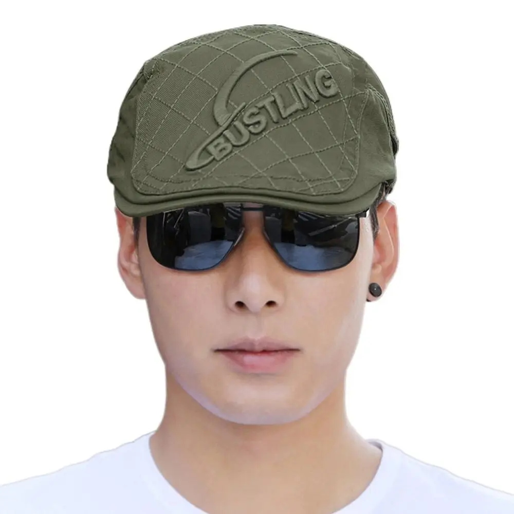 Men Berets Hat Cotton Caps For Spring Summer Autumn Cabbie Flat Cap Casual Breathable Newsboy Beret Cap